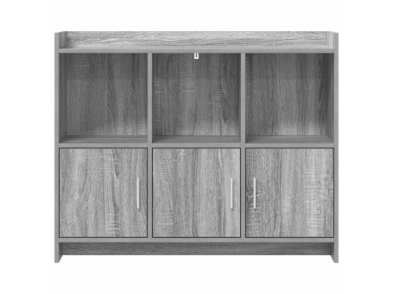  Buffet - bahut - meuble de rangement sonoma gris 98,5 x 33 x 80 cm bois d'ingénierie  - Conforama E