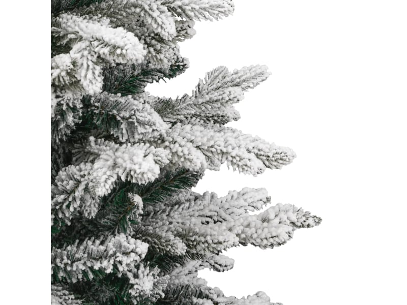 Sapin de noël artificiel, arbre de noël à charnières avec neige floquée 150 cm shl5983  - Conforama E