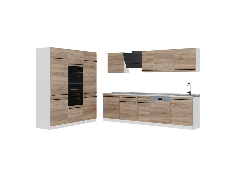 Vicco cuisine, sonomablanc, 180cm sans pt - Conforama A