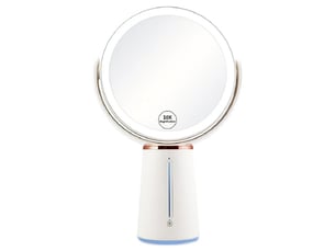 Miroir maquillage lumineux grossissant 10x1x, miroir de maquillage double face 2500mah rechargeable