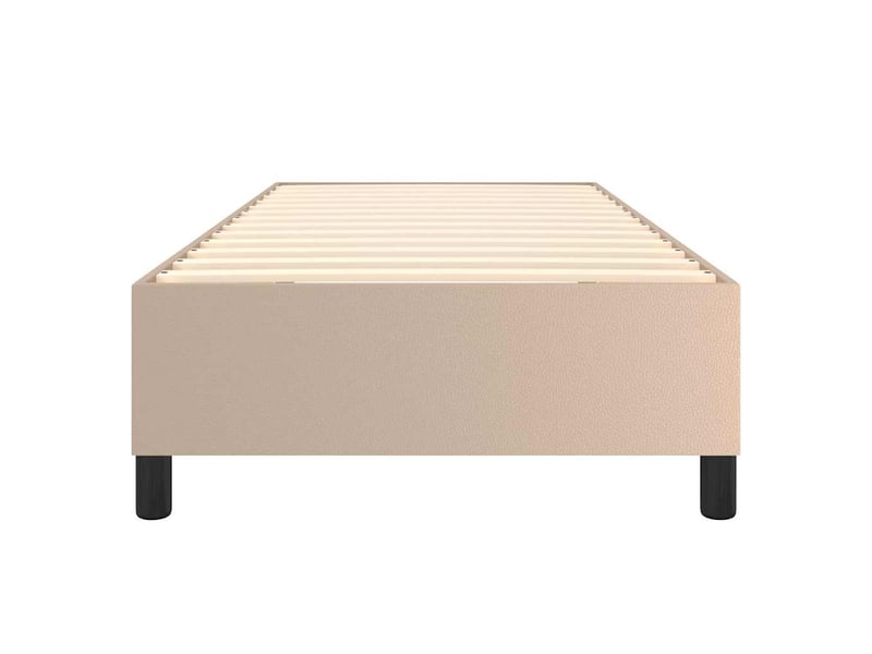  Lit simple- lit adulte -  cadre de lit à lattes cappuccino 80x200 cm similicuir  - Conforama D