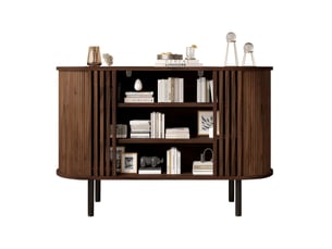 Buffet 0 porte(s)  0 tiroir(s) MODFU  - 120 cm coloris bois foncé 