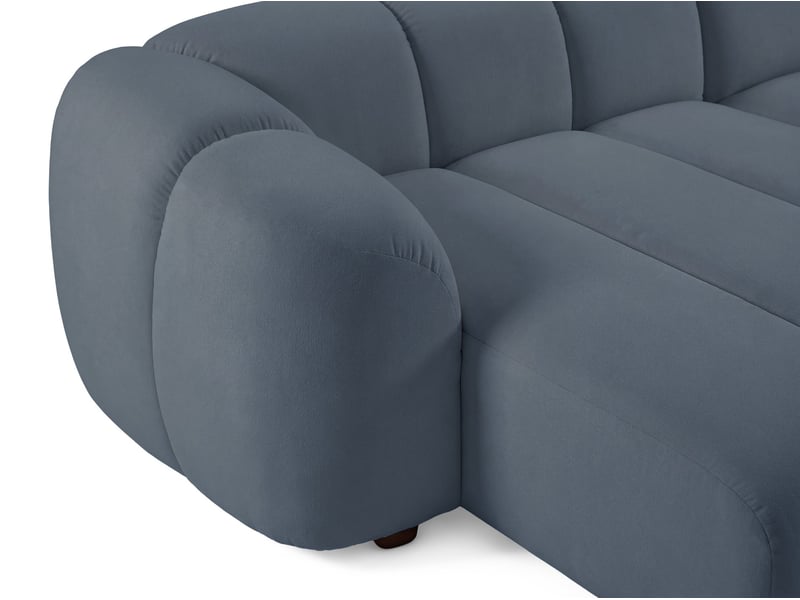  Selsey millma - canapé d'angle - 300 cm - velours bleu clair Millma - Conforama E