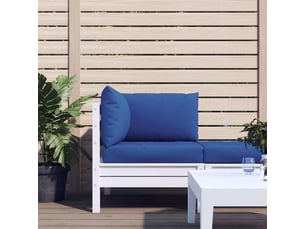 Lot de 3 coussins de palette, coussins de canapé bleu tissu oxford cf59667