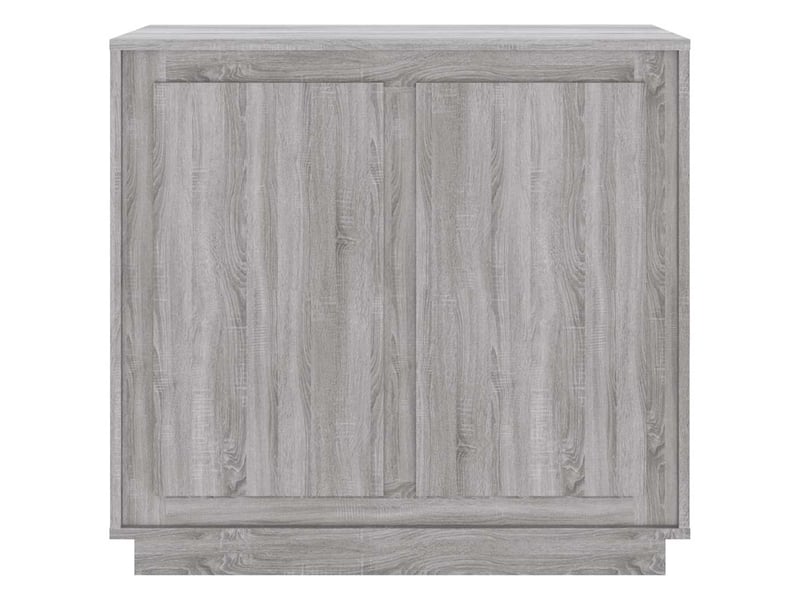  Buffet - bahut - meuble de rangement sonoma gris 80x34x75 cm bois d'ingénierie  - Conforama E