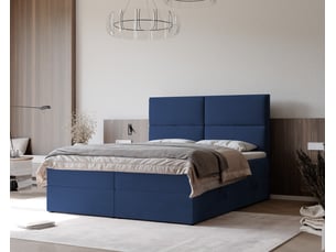 Lit coffre 160x200 cm IDOHOME ORFEO coloris bleu