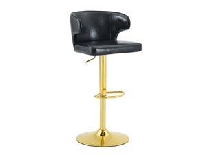 tabouret de bar assise réglable en hauteur  ATELIER CONFORTIEL  - noir