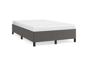 Lit 2 places 120x190cm    coloris gris