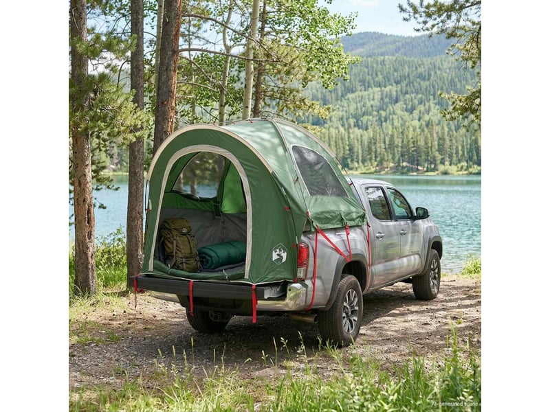  Tente voiture pour camping vert 2 personnes polyester et acier  - Conforama B