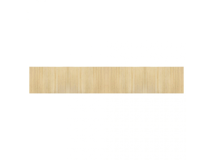 Tapis rectangulaire en bambou, coloris naturel clair, 70x400 cm - comfortxl