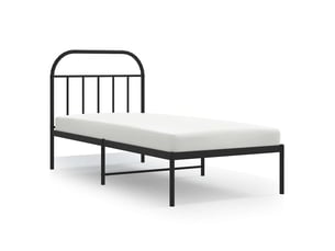 Lit simple 90x200 cm    coloris noir