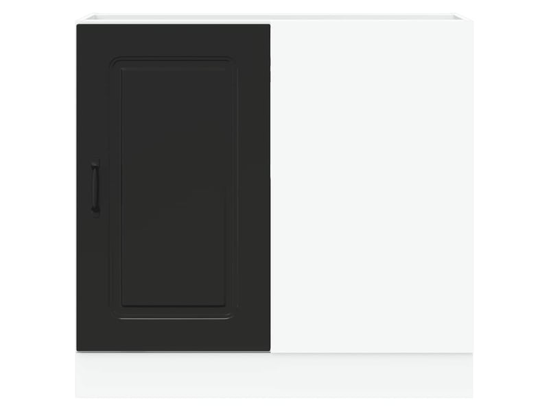  Meuble de rangement, meuble bas de cuisine bois d'ingénierie noir shl2686  - Conforama D