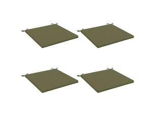 Lot de 4 coussins de siège, coussins d'assise soest 100 % polyester cf60186