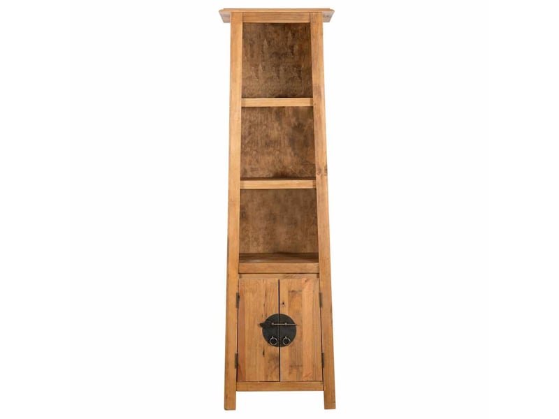  Meuble de salle de bain, armoire salle de bain autoportant bois pin massif 48x32x170cm cf65404  - Conforama C