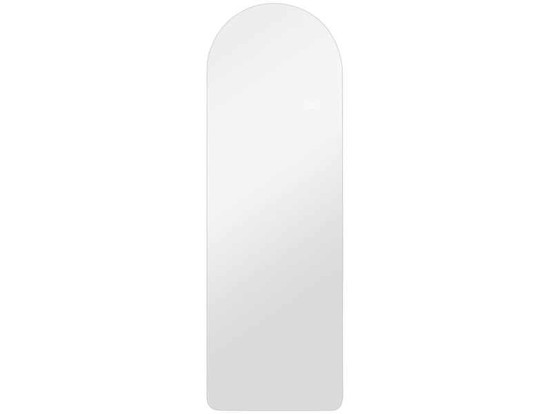  Grand miroir mural 120 x 40 cm avec éclairage led miroir arqué, intensité variable et 3 couleurs d'éclairage transparent  - Conforama A