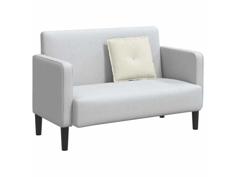  Coussin de dos, coussin de dossier crème 50 x 45 cm tissu en velours côtelé cf54633  - Conforama C