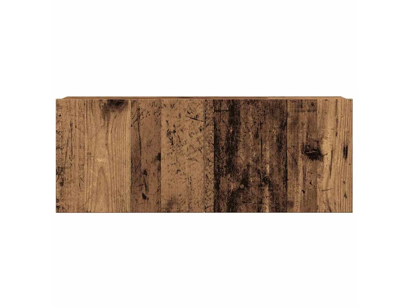  Ensemble de meuble tv - banc tv - meuble de rangement mural 4 pcs vieux bois bois d'ingénierie  - Conforama E