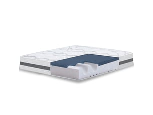 Matelas 80x180 cm <strong>THE WHITE STONE</strong>  <strong></strong> Mousse à mémoire de forme soutien Medium épaisseur 22 cm
