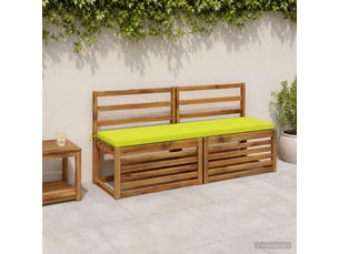 Lot de 2 coussins de banc, coussins d'assise soest 100 % polyester vert vif. Cf57617