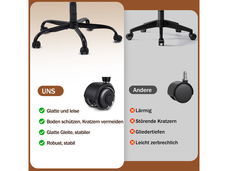  Chaise de bureau jambes croisées orange en simili cuir, assise pivotante 360°, hauteur réglable, repose-pieds rétractable  - Conforama C