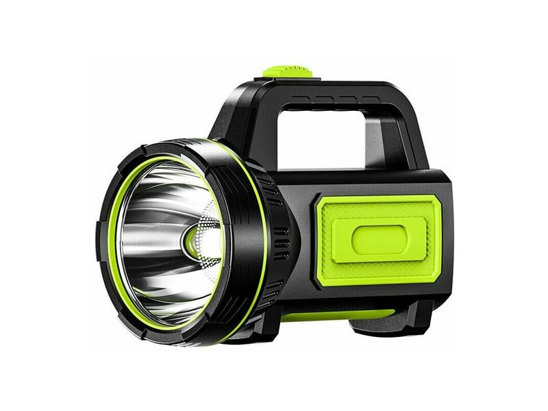  Lampe torche led puissante rechargeable usb 1200 mah avec lumire latrale lampe de poche etanche haute puissance pour urgence rando  - Conforama E