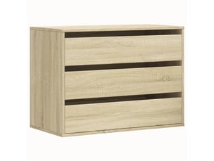 Commode 1 tiroir(s) <strong></strong> <strong></strong> coloris beige largeur 80 cm