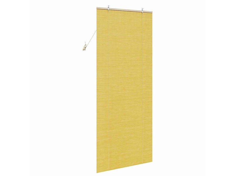  Store enrouleur, store à rouleau jaune 80 x 220 cm bambou cf45277  - Conforama E