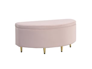 Banc  coloris rose <strong>MAISENTIEL</strong> <strong></strong> - 90 cm