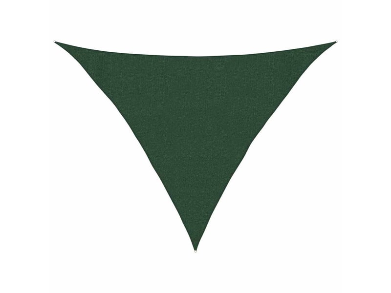  Voile d'ombrage - voile d'ombre - voile parasol 160 gm² vert foncé 3x3x4,2 m pehd  - Conforama A