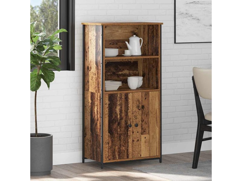 Buffet - haut armoire bois ancien 62 x 36 x 121,5 cm bois d'ingénierie - Conforama B