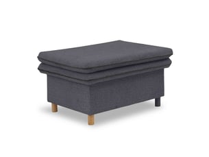 Pouf / repose pied MIUFORM Sam gris