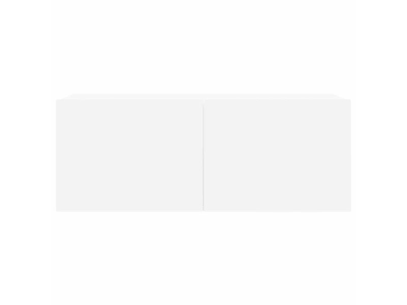  Ensemble de meubles tv 7 pcs blanc bois d'ingénierie shl53124  - Conforama E