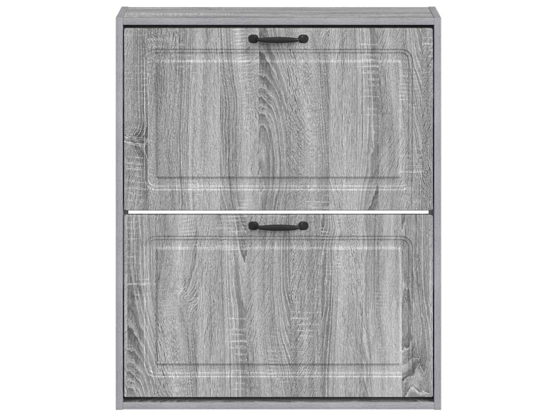  Meuble à chaussures mural, armoire à chaussures utrecht 71x17x86 cm sonoma gris  - Conforama D