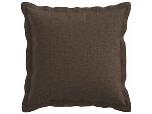 Lot de 6 housses de coussin houten taupe 45 x 45 cm lin synthétique cf50017