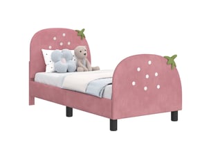 Lit simple 70x140 cm coloris rose