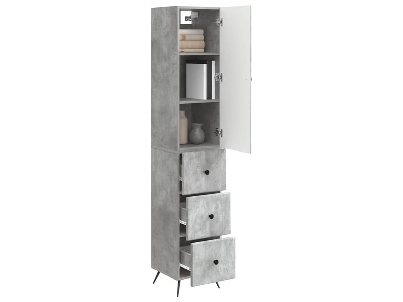  Ensemble de meubles 2 pcs, rangement de salon 34,5x34,5x90 cm bois d'ingénierie shl8169  - Conforama C
