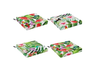 Lot de 4 coussins de siège, coussins d'assise soest 100 % polyester cf60117