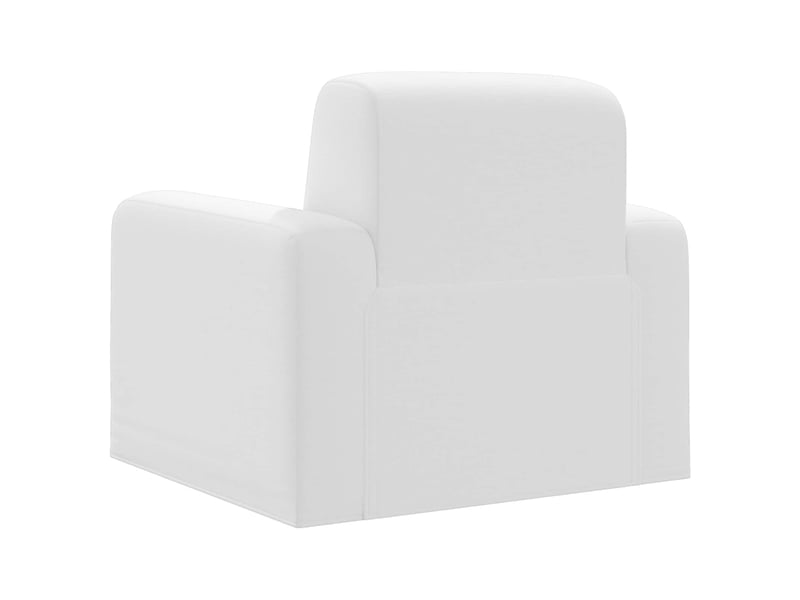 Vidaxl fauteuil blanc tissu - Conforama E