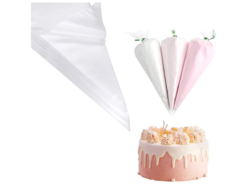  Poches à douille, 100 poches à douille jetables, 24*35cm, parfaites pour la confection de gâteaux et de biscuits  - Conforama D