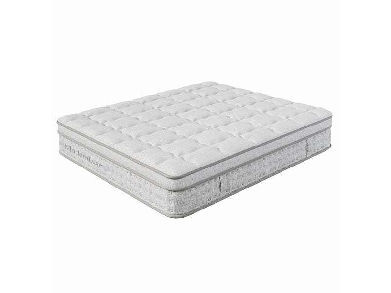  Matelas hybride 140x190 cm h3 à 7 zones, ressorts ensachés et mousse froide, respirant, matériaux certifiés oeko-tex  - Conforama A