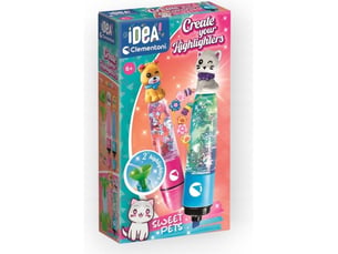 Coffret créatif clementoni 18166 idea mini - fabrique de marqueurs animaux
