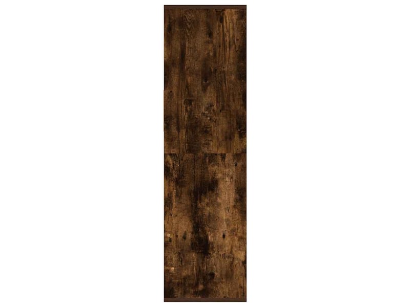 Bibliothèque, étagère de rangement chêne fumé 34x31x112 cm bois d'ingénierie  - Conforama E