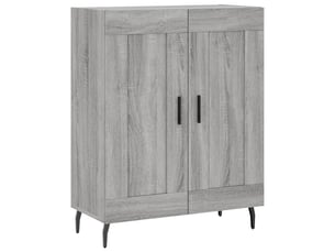 Buffet - bahut - meuble de rangement sonoma gris 69,5x34x90 cm bois d'ingénierie