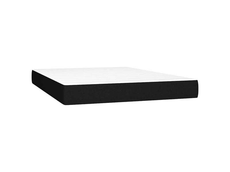  Matelas de lit à ressorts ensachés fermeté moyenne noir 140x190x20 cm tissu  - Conforama A
