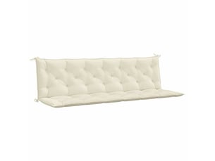 Coussin de banc de jardin, coussin d'assise blanc crème tissu oxford cf52666