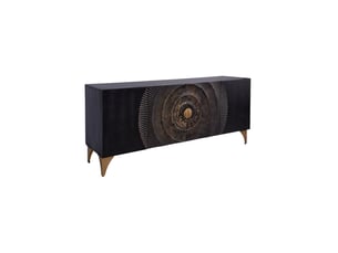 Buffet <strong>MEUBLORAMA</strong> <strong></strong> - 177 cm coloris noir