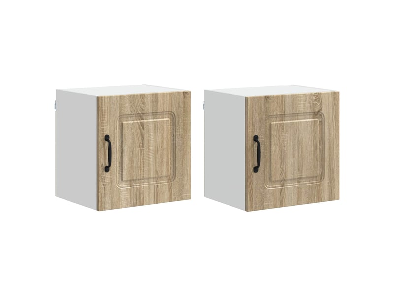 Meuble mural de cuisine | armoire de cuisine 2 pcs chêne sonoma shl7318 - Conforama A