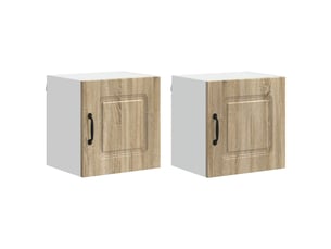 Meuble mural de cuisine | armoire de cuisine 2 pcs chêne sonoma shl7318
