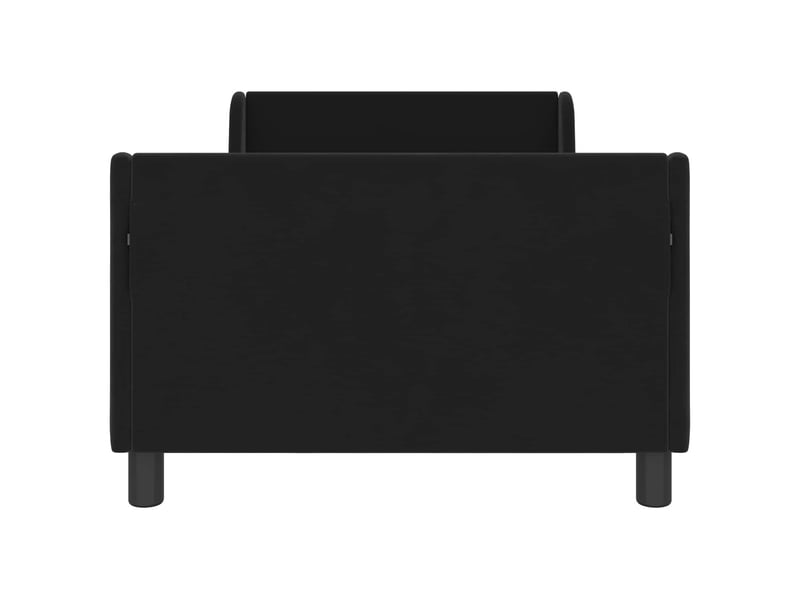  Cadre de lit pour enfants - lit jeune avec tête de lit noir 80 x 200 cm  - Conforama E