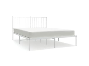 Lit 2 places 135x190 cm    coloris blanc